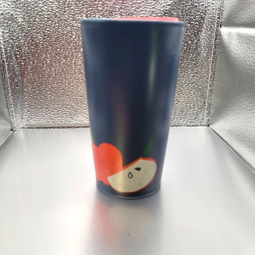 NWT! Starbucks Teachers Apple Tumbler Ceramic TUMBLER Cup w/ Lid 12 Fl Oz